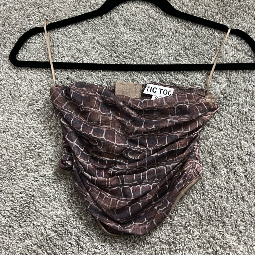Printed Corset
